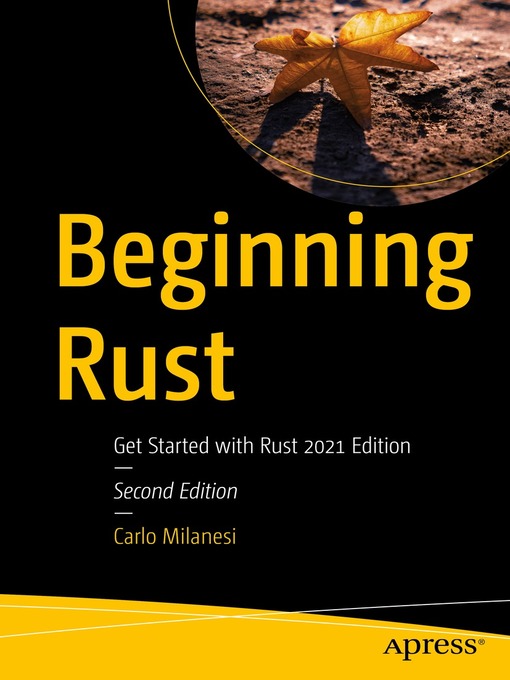 Title details for Beginning Rust by Carlo Milanesi - Available